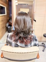はんなり 行徳&nbsp;インナーカラー×ウルフレイヤーロング