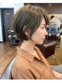 畑中正敏】30代40代50代◎小顔丸みくびれショート、ボブ/ラフ