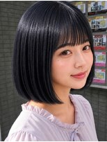 アッシュ 川崎店(Ash)&nbsp;ネイビーブラック　ボブ