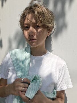 オーダーワン(OORDER1) ハンサムショート×ブロンドカラー