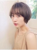 前髪あり大人ショートボブ20代30代40代表参道
