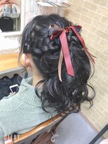 アチーブ エムプラス 茶屋町店(Achieve m +)&nbsp;ポニーテール【茶屋町ヘアセット専門店Achieve m+ by前川】