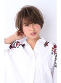 〈lien.相楽顕〉マニッシュショート アッシュブラウン