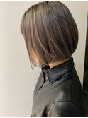 【adept金町店 軽米style】グレージュハイライトカラー