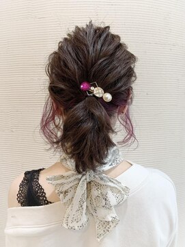 リフレアンドケア ミチ 幸町店(refre&care MICHI) ポニーテールアレンジ