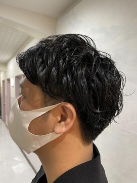 スピンヘアワークス(Spin Hair Works) メンズラフパーマ@齋藤巧