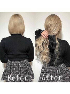 あるじゃんすー 静岡店 ブラックインナー#シールエクステ#メルティーカラー#美髪#静岡