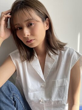 キートス(Kiitos) ストレート/外ハネ/抜け感/シースルーバング/ウエット/梅田