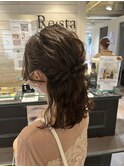 ハーフアップ アレンジ　Re:sta by neolive