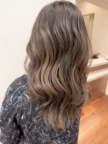 ネックス 表参道本店(nex)&nbsp;【nex 表参道】白髪ぼかし ハイライト まろやかベージュ 齋藤