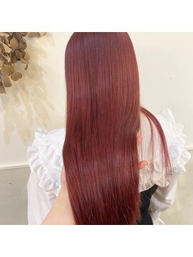 ボアップ 新居浜店(boappu) #ピンク #カラー #ケアブリーチ #春カラー