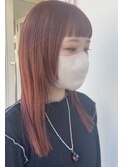 オレンジカラー【山口美容院】【山口市美容院】