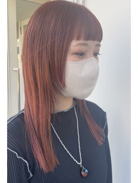 シャルティア(SHALLTIA) オレンジカラー【山口美容院】【山口市美容院】