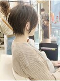 大人可愛いショートヘア20代30代40代50代 脱白髪染め