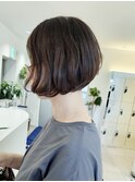 くせを生かした前下がりボブ!