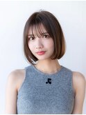 20代30代レイヤーボブ似合わせカットイメチェン前髪小顔
