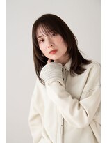 エアー 青山(AIR)&nbsp;くびれミディアムレイヤー透明感グレージュ