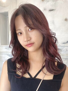 ニュイ(NUIT) ダブルカラーピンクベージュベージュカラーケアブリーチレイヤー