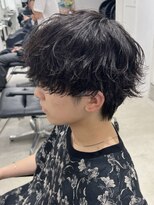 テテ風シャドウパーマゆるめパーマ韓国ヘア波巻きツイスト名古屋