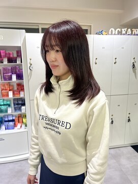 オーシャン(Ocean) 【OceanHair&Life田中愛梨】10代20代/ピンクカラー/暖色カラー