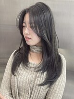 アクション 心斎橋店(ACTION) ワンカールレイヤー/ダークグレージュ