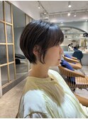 ミニウルフレイヤーカット顔周りカット前髪カットショート吉祥寺