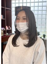 アンジョ(Anjo)&nbsp;たっぷりレイヤーセミロング