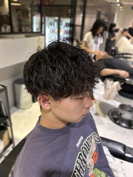 フランクスバーバーザスタンド(Frank’s barber the stand) メンズマッシュツイストパーマスタイルT