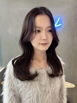 ロンドアジュール 横浜(Lond azur) 髪質改善縮毛矯正レイヤーカット顔周り前髪韓国ミニウルフ/横浜