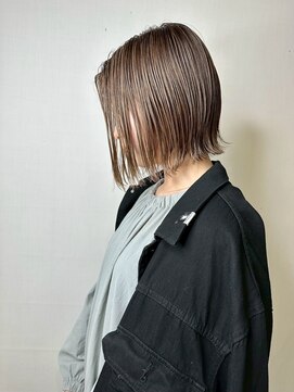 ケークリエイティブコード(K creative COrDE) 切りっぱなし×束感ボブ