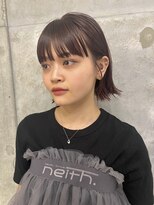 ワイドバング×ラインボブ