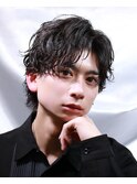 ショートセンターパート×サーフカール