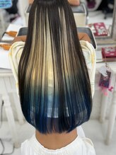 アヴニール アックス(Avenir axe) インナーカラー ブルーターコイズ