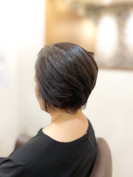 ヘアー グリーン(hair green) 30代40代50代/大人ショートボブ/白髪染め/ブリーチ無し