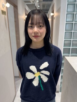 エン 栄店(enne) 黒髪×ボブ