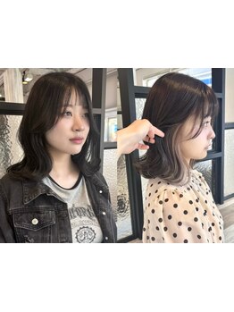 《ダブルカラー》×《顔周りレイヤー》が相性抜群に可愛い◎似合わせで垢抜けオシャレStyle*［上大岡駅］