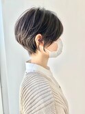 丸みのあるショートボブ