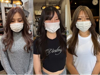 ハク(haku)の写真/レイヤーを入れた華やかなワンホンヘア＆韓国風ヘアで、ツヤのあるお洒落ロングヘアに［宇都宮]