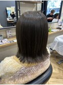 ダークアッシュ/ミディアムレイヤーカット/鎌取店/市川いづみ
