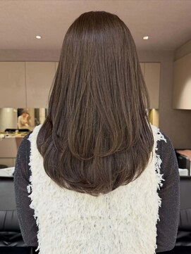 メゾンマイル 恵比寿(maison mile) オリーブグレージュ/透明感カラー/レイヤーカット/恵比寿駅