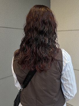 ヘアーアイストゥーレ(HAIR ICI TRE) ミディアムパーマ　くるくるパーマ
