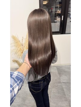 パプスドコワフュール 甲子園口店(Pap's de coiffeur) 色落ちも綺麗なスモーキーブラウン