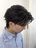 【メンズ】カット＋フェザーパーマ　￥10000　札幌大通バスセンター