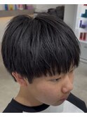 四日市ツイストスパイラルパーマレットヘアマッシュウルフカット