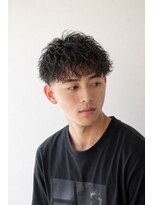 アーダーヘアーサロン 鯖江店(ADER HAIR SALON)&nbsp;波巻きスパイラルパーマ×フェードマッシュ