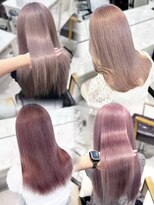 ヴィヴィッド オモテサンドウ(ViViD omotesando)&nbsp;ブリーチ ピンク ベージュ レイヤーカット