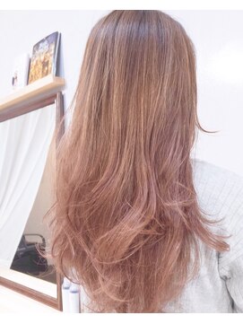 ヘアーアンドアトリエ マール(Hair&Atelier Marl) 【Marlアプリエカラー】ハイライトグラデーションカラーのロング