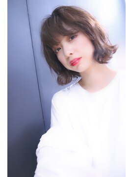 ブーケ(BOUQUET) 大人ボブ・小顔・外ハネ・カール・ボブ・前下がり・大人かわいい