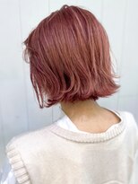 アイティー バイ アルバム 中野店(IT by ALBUM)&nbsp;ピンクボブ_ボブルフクールショートピンクベージュ_ba311771