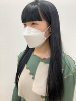 シーラス(cirrus)&nbsp;【mori担当】黒髪ストレート×ぱっつん前髪20代/30代/40代/50代